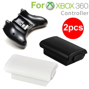 2шт Игровой батарейный отсек для Xbox 360, батарейный отсек для Microsoft, Коробка для хранения батареек, Контейнер, крышка Беспроводного контроллера