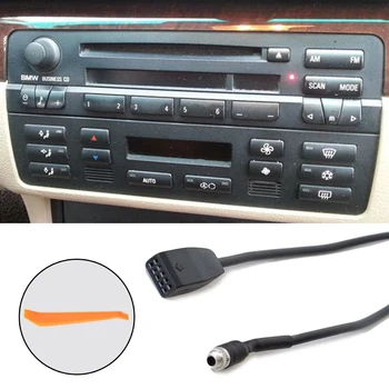 3,5 мм Автомобильный Адаптер входного Интерфейса AUX In MP3 Радио Кабель Для BMW E39 E53 X 5 E46 320i 320ci 323i 325i Купе Седан Кабриолет