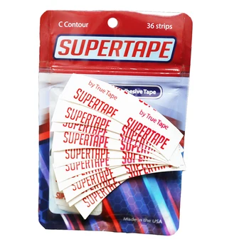 36 шт./лот Оригинальная упаковка SUPERTAPE C контурная двухсторонняя лента для париков, клейкая лента для парика