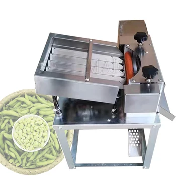 50 кг/ч полностью автоматическая машина для очистки соевых бобов Xiaoqing shovel pea peeling machine