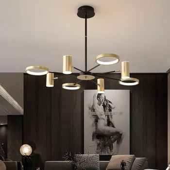 AiPaiTe скандинавская люстра для гостиной, роскошная современная минималистичная творческая атмосфера, ресторан, домашняя спальня, светодиодные лампы