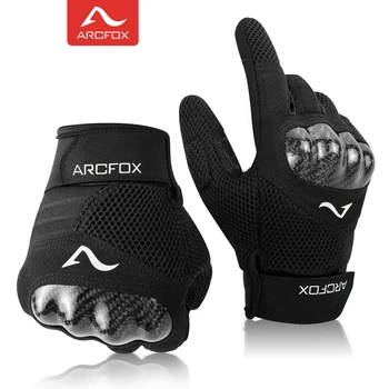 ARCFOX Сетчатые мотоциклетные перчатки Мужские женские с сенсорным экраном, дышащие гоночные перчатки для мотокросса, Новые