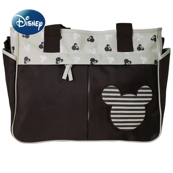 Disney Mickey 2023 Новая сумка для подгузников, Мультяшная Модная детская сумка из 2 предметов, Многофункциональная сумка для детских подгузников Большой емкости