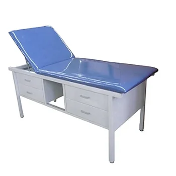 EU-EB502 Мебель для лечения в больнице, Двухсекционная Кушетка с регулируемой спинкой, стол для медицинского осмотра в больнице, для клиники