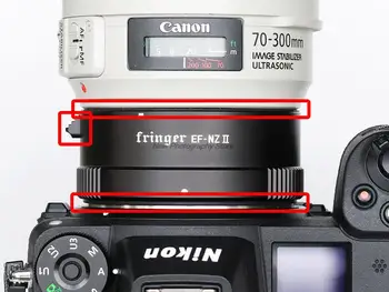 Fringer EF-NZ2 Ⅱ Адаптер объектива камеры EF EF-S к переходному кольцу NZ с автоматической фокусировкой Для камер Canon, Sigma, Tamron и Nikon Z