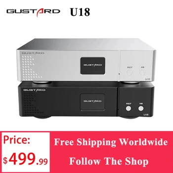 Gustard U18 Интерфейс Нового поколения высокопроизводительного USB аудиоинтерфейса K2 XU216 DSD512 PCM768kHz