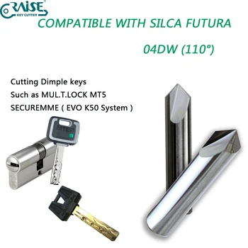 ILCO SILCA FUTURA 04DW 04D Фрезерный станок для Обработки ключей Вторичного рынка для Слесарного инструмента Dimple MUL T LOCK MT5 SECUREMME EVO K50 Toos