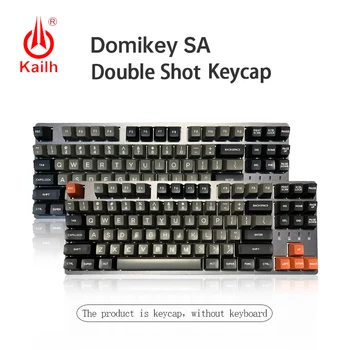 Kailh & Domikey SA Profile DOLCH Double shot ABS keycaps для игровой механической клавиатуры MX switch, набор из 158 клавишных колпачков