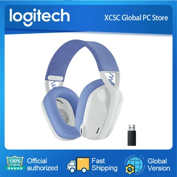 Logitech G435 LIGHTSPEED Беспроводная игровая гарнитура с объемным звуком 7.1, Геймерские Bluetooth наушники, совместимые для портативных ПК