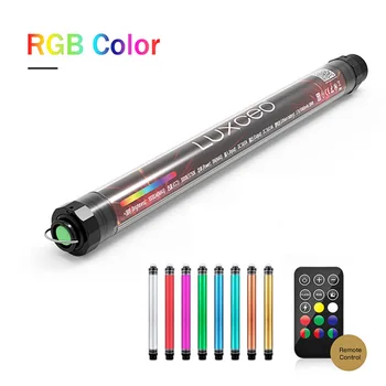 LUXCEO P7RGB LED Video Light Stick Портативная Трубка Красочный Пульт Дистанционного Управления P7 RGB Stick Light 4 Освещения Сцены 8 Излучающих Цветов