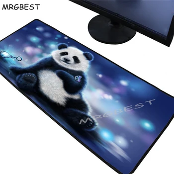 MRGBEST Бесплатная доставка Большая акция Аниме коврик для мыши с фиксирующимся краем Большая игра Милая панда Коврик для мыши для ноутбука Notbook for Legends
