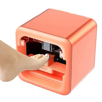 Nailgogo Портативная 3D Цифровая Пальцевая печать Wifi Интеллектуальная машина Автоматическая Электрическая Художественная Роспись K2 Принтер для ногтей