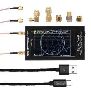NanoVNA-F Портативный Ручной Векторный сетевой анализатор КСВ Метр 50 кГц-1000 МГц 4,3 Дюймовый IPS TFT Цифровой Дисплей Сенсорный Экран