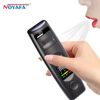NOYAFA NF-AT9, Новый портативный бесконтактный тестер дыхания на алкоголь с цифровым дисплеем, USB Перезаряжаемый алкотестер для анализа