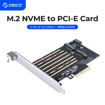 ORICO PCI Express M.2 Интерфейс SSD M.2 NVME для преобразования карт PCI-E 3.0 X4 Gen3 Поддержка карт Super Speed Размером 2230-2280