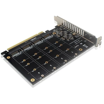 PH44 NVME 4-Дисковая Массивная карта PCIE Signal Split Array Card