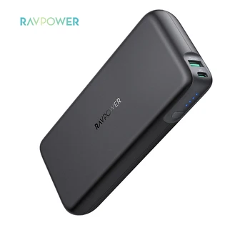 RAVPower RP-PB201 PD быстрая зарядка powerbank универсальное мобильное зарядное устройство 20000 мАч 60 Вт Power Bank для ноутбука