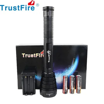 TrustFire TR-J18 Тактический фонарь CREE XM-L2 8000 Люмен, 5 режимов, светодиодный фонарик с удлинительной трубкой, работающий от батареи 26650