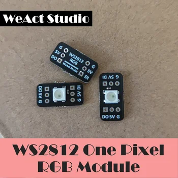 Weaact WS2812 Однопиксельный RGB модуль LED 5V 5050 Mini Цветной 8 бит 1x1