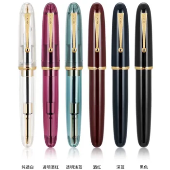 Авторучка Jinhao 9019 с перьевым наконечником EF/F/M, чернила из смолы, студенческие школьные канцелярские принадлежности, бизнес-канцелярские принадлежности, подарочная ручка