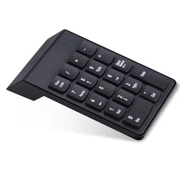 Беспроводная компьютерная цифровая клавиатура 2.4G USB Беспроводная мини-клавиатура Коммерческая 18 клавиш