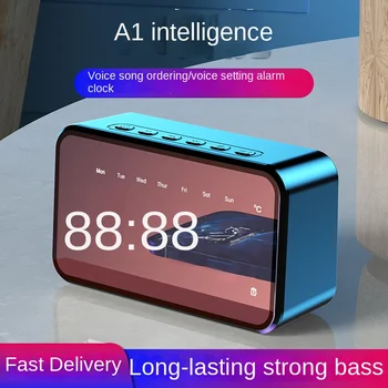 Беспроводной динамик Bluetooth Голосовое управление AI Интеллектуальный Искусственный домашний сабвуфер Высокой громкости Мини-динамик