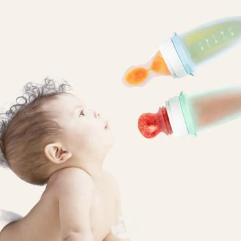 Бутылочка для кормления Дельфин Силиконовая Ложка для рисовых хлопьев Ложка для посуды для новорожденных