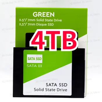 Высокоскоростные оригинальные жесткие диски 4 ТБ 2 ТБ 1 ТБ Зеленый Внутренний ПК 2,5-дюймовый SSD твердотельный накопитель SATAIII СО скоростью до 545 Мбит/с. Жесткий диск