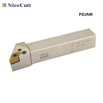 Держатель токарного инструмента Nicecutt PDJNR Токарный станок с ЧПУ для наружной обточки твердосплавных пластин DNMG