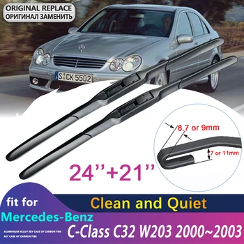 для Mercedes-Benz C-Class C32 W203 2000 ~ 2003 2001 2002 Переднее Стекло Стеклоочистители Лобового Стекла Автомобиля Щетка Стеклоочистителя Автомобильные Аксессуары