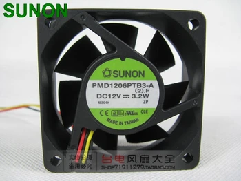 Для Sunon PMD1206PTB3-A DC 12 В 3,2 Вт 3 Провода 6038 60x60x38 мм Бесщеточный вентилятор постоянного тока