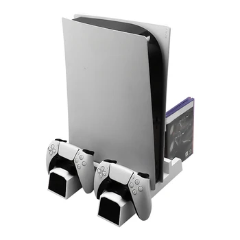 Для консоли зарядного устройства контроллера PS5, вертикальная охлаждающая подставка, станция быстрой зарядки для Playstation 5 Disc/Digital