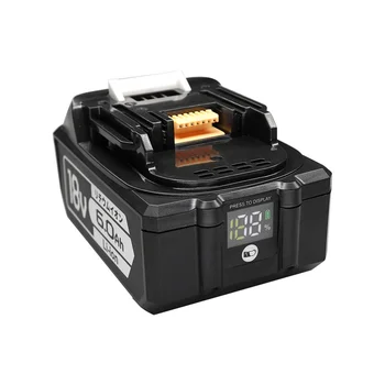 Защитная плата + Пластиковый корпус аккумулятора с цифровым дисплеем для Makita 18V BL1860 BL1850 BL1830