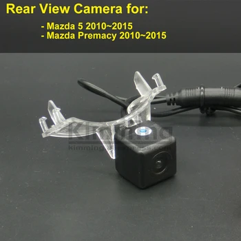 Камера заднего вида автомобиля для Mazda 5 Premacy MK3 2010 2011 2012 2013 2014 2015 Беспроводная камера заднего вида для парковки CCD RCA HD