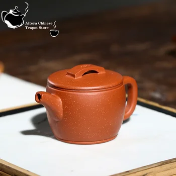 Китайский чайник фиолетовый глиняный чайник сырая руда нисходящий склон грязи Хань плитка горшок кунг-фу чайный сервиз чайник небольшой емкости Исинский чайник