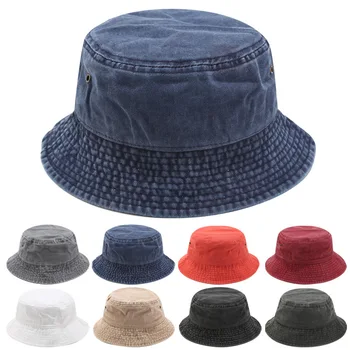 Ковбойские шляпы-ведра, Женская Мужская кепка для умывальника, Женская Универсальная шляпа Four Seasons для путешествий на открытом воздухе с солнцезащитным козырьком