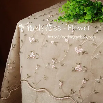 Кружевная ткань аксессуары для одежды своими руками хлопчатобумажная нить вышитые цветы 120 см ткань из органзы цветок в стиле ретро