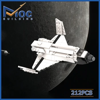 Масштаб 1:220 Для Всего Человечества Pathfinder Space Shuttle Космический Корабль Строительные Блоки MOC Сборка Самолета Игрушки Для Коллекции MOC-116501