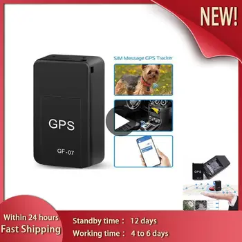 Мини-GPS-трекер GF-07, магнитное крепление для автомобиля, мотоцикла, Отслеживание в реальном времени, Защита от потери, локатор, позиционер для SIM-карт, автоаксессуары