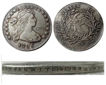 Монета-Копия с Серебряным Покрытием в виде Доллара Свободы 1796 Года США