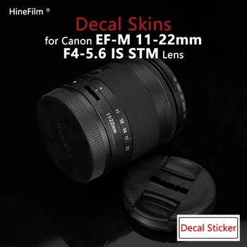 Наклейка на объектив Премиум-класса для Canon EF-M 11-22 f4-5.6 IS STM, защитная наклейка на объектив, защита от царапин, обертывания