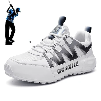 Новая обувь для гольфа, мужская и женская обувь для гольфа, комфортная обувь для прогулок на открытом воздухе, обувь для гольфа, мужская обувь для ходьбы