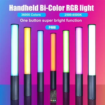 Новый RGB Stick Light Wand Легкий Ручной Ламповый Светильник Led Video Light 2500 K-6500 K 2500 mAh Лампа для Фотостудии Type-C