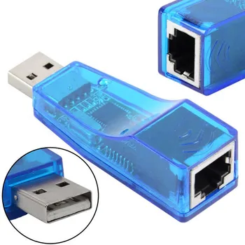 Новый Адаптер сетевой карты USB 2.0 к локальной сети RJ45 Ethernet 10/100 Мбит/с для ПК Win8 EM88