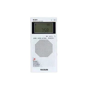 Новый мини-портативный музыкальный плеер M-301, динамик FM 64-108 МГц, записывающее аудио Радио Со стереонаушниками