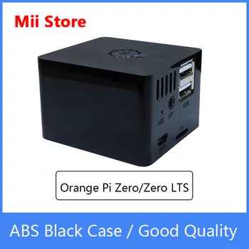 Оранжевый корпус из АБС-пластика Pi Zero черного цвета, может удерживаться вместе с платой расширения, простая установка и точное открывание