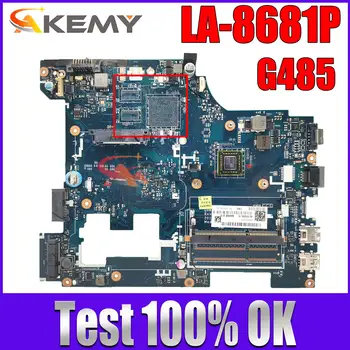 Оригинальная материнская плата для ноутбука Lenovo G485 G485 E-300 QAWGE LA-8681P протестирована хорошо