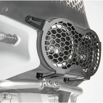 Подходит Для Ducati DesertX Desert X 2022 2023 Аксессуары Защитная решетка фары Защитная крышка Фары Защитная часть фары