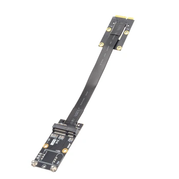 Полноскоростной Удлинитель mPCIe к mPCIe mSATA SSD-накопитель Беспроводной сети WiFi WAN Card Extender Mini PCI-e Mini Card Riser Adapter