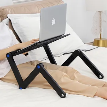 Раскладная подставка для ноутбука, кровать, ленивый письменный стол, Складной стол в спальне для девочек, рабочий стол, письменный стол, современный компьютерный стол, компьютерные столы